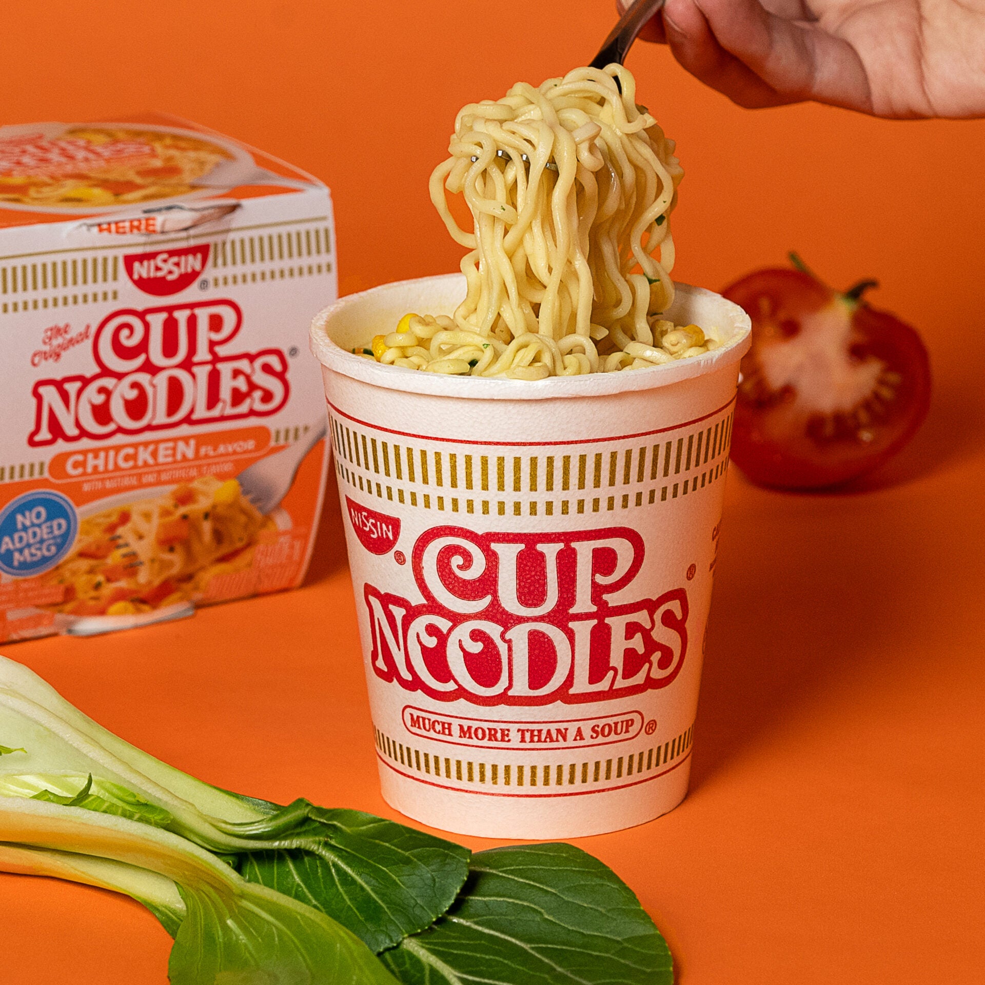 Nissin Cup Noodles Soup Chicken Flavor, 2.25 oz (Case of 24)