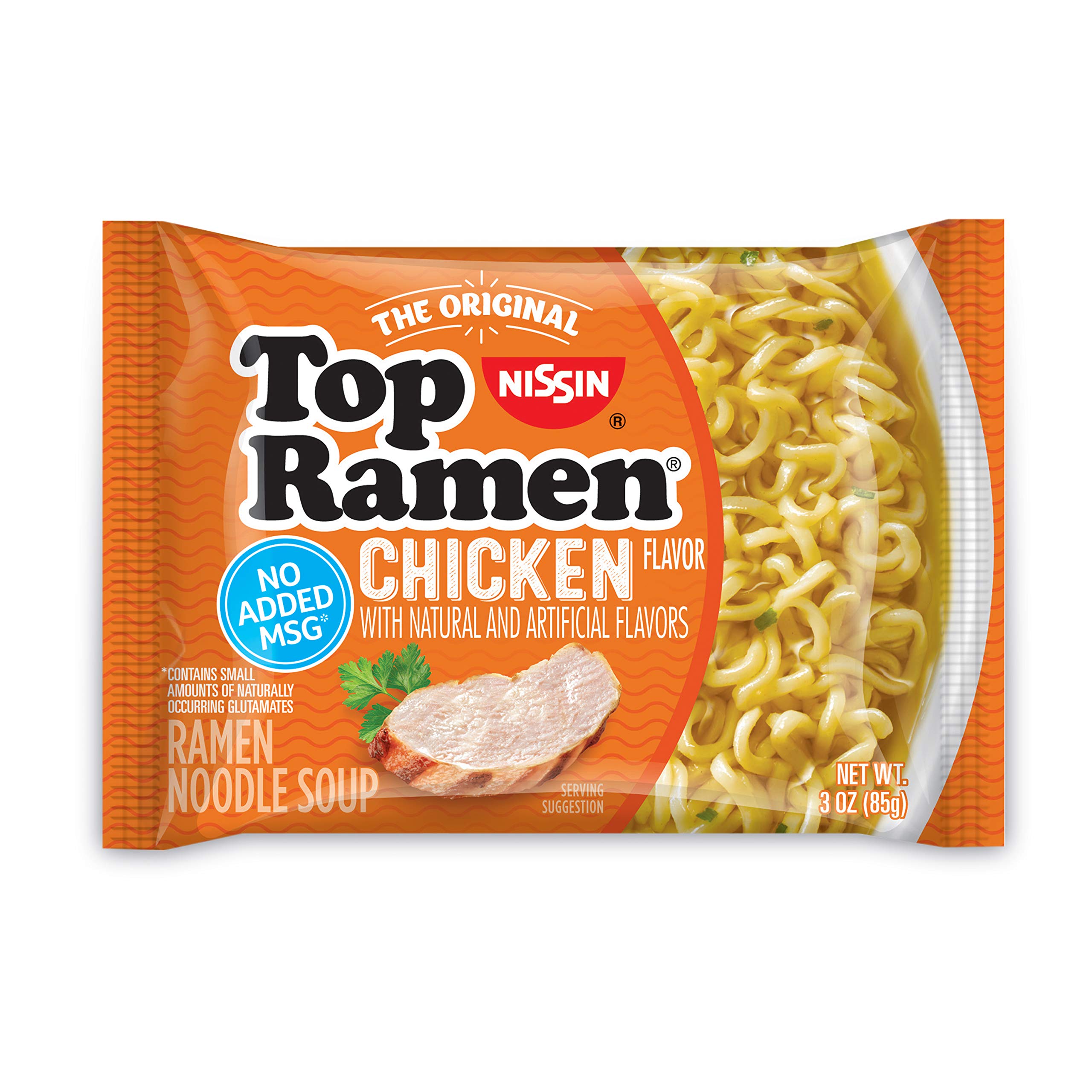 24 Pack | Nissin Top Ramen, Chicken, 3 oz