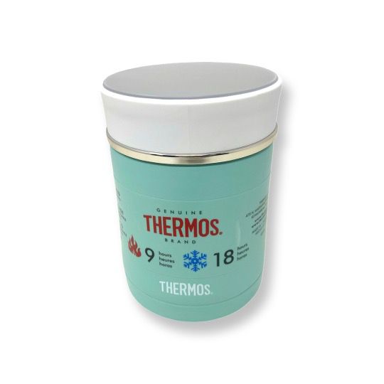  THERMOS FUNTAINER 10 Ounce Stainless Steel Vacuum Insulated  Kids Food Jar with Folding Spoon, Teal : Home & Kitchen