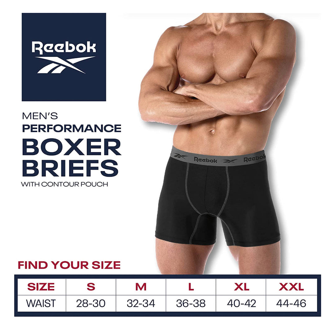 Reebok™ 3-Pack Performance Boxer Briefs
