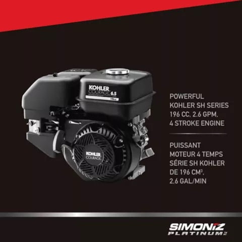Simoniz Platinum Heavy-Duty 3200 PSI Gas Pressure Washer