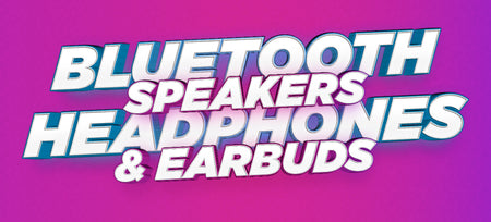 Bluetooth Speakers, Headphones & Earbuds