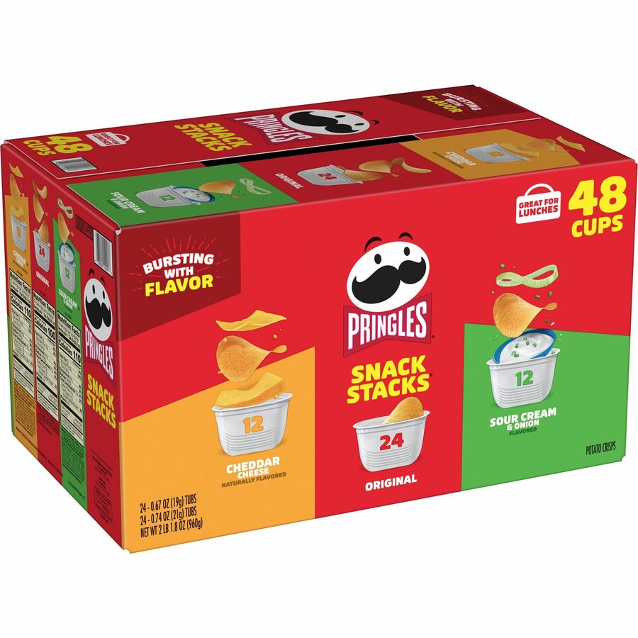 Pringles Variety Pack, Snacks Stacks (33.8 oz. box, 48 ct.)