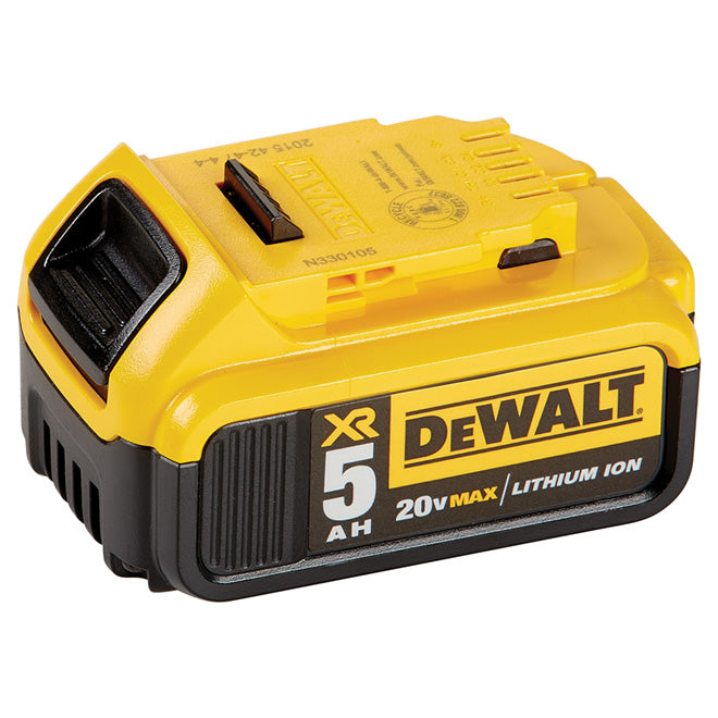 DEWALT 20-Volt MAX XR Premium Lithium-Ion 5.0Ah Battery Pack (2-Pack)