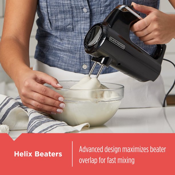 Helix Performance Premium Five Speed Hand Mixer Black