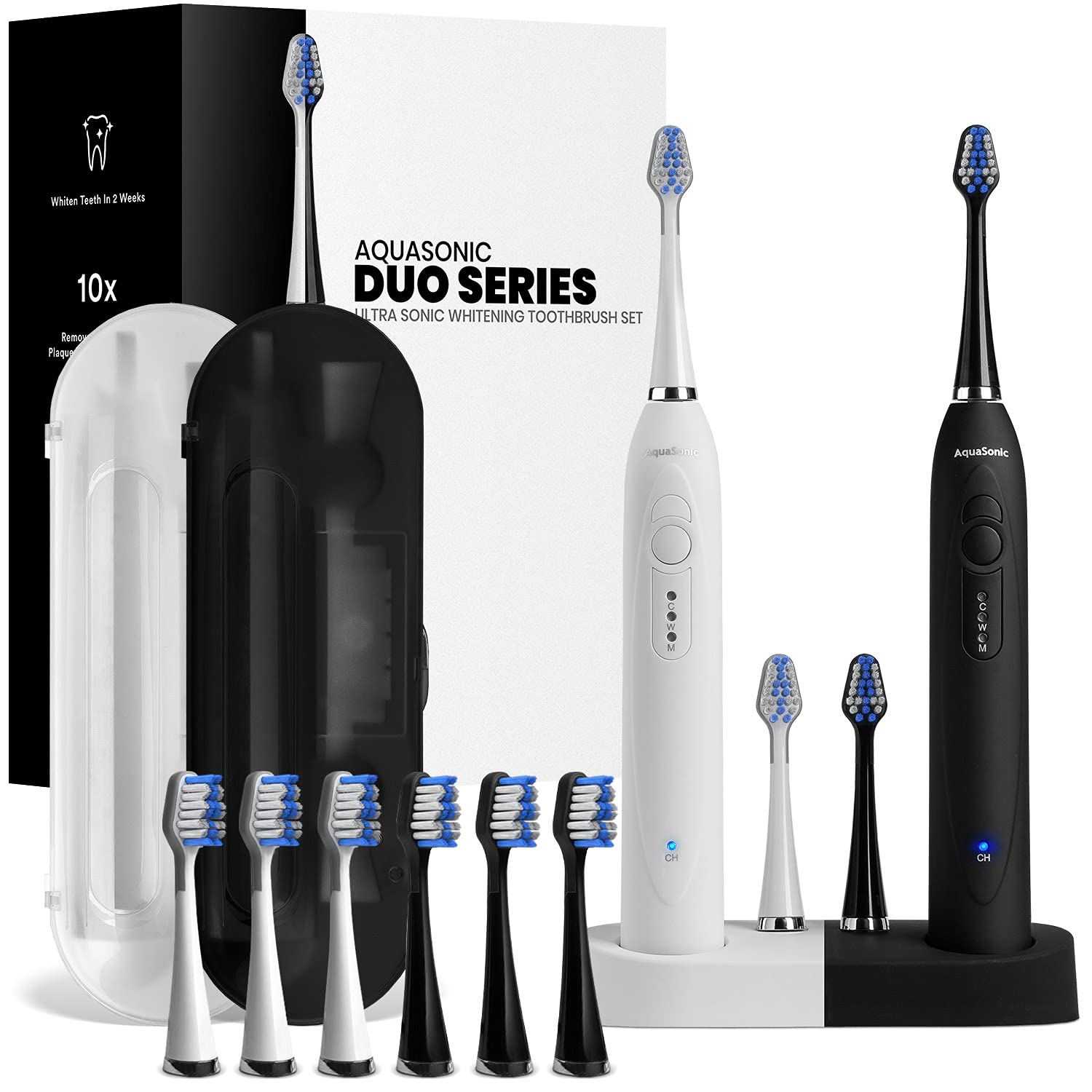AquaSonic Duo Series Toothbrush Set