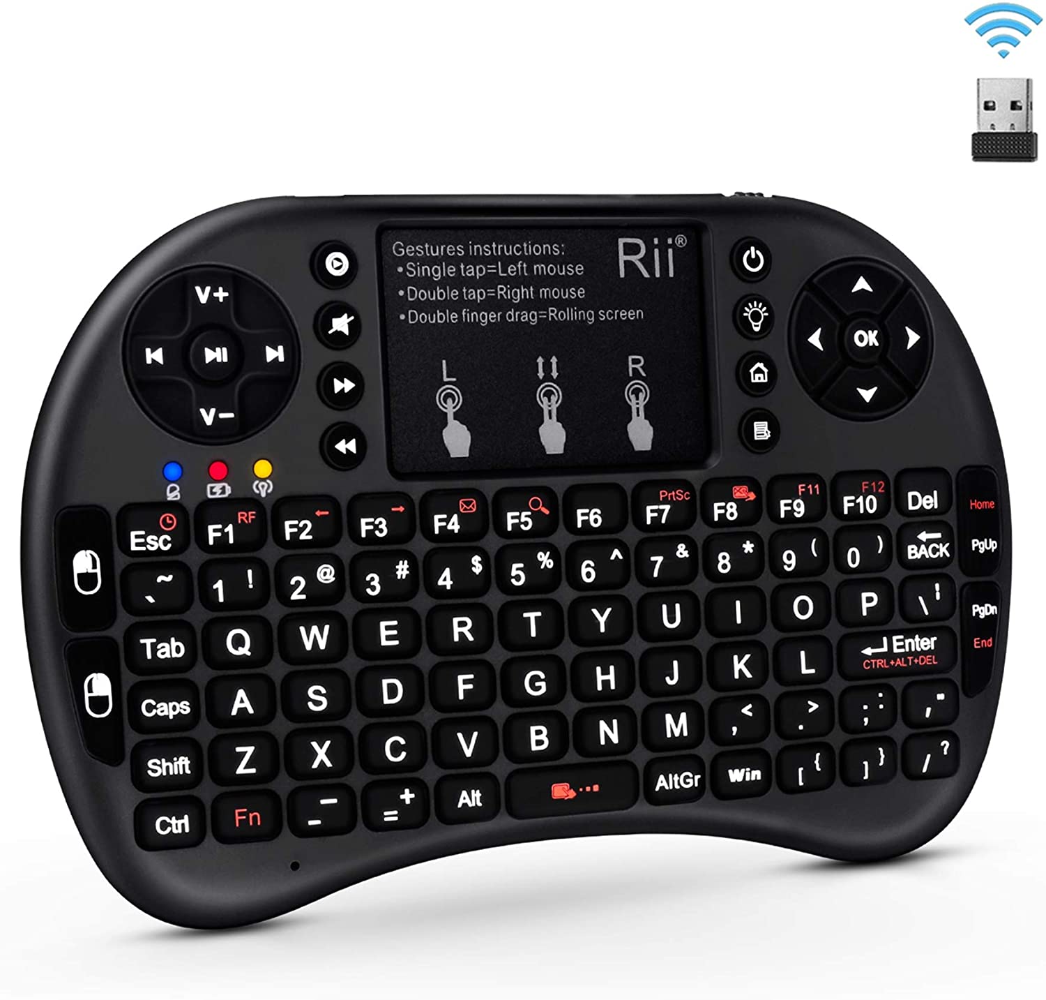 Rii Mini Wireless Keyboard Touchpad Combo
