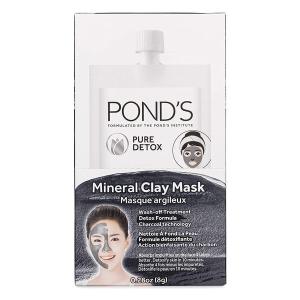 Ponds™ Pure Detox Mineral Clay Mask 6/Pk