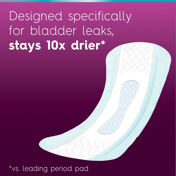 Poise Ultra Thin Pads, Long - Size 5,  60 Count