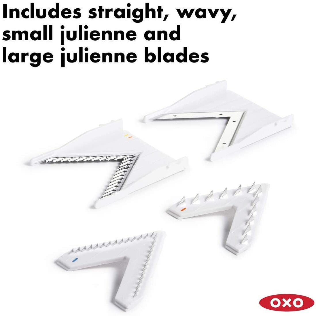 OXO Good Grips V-Blade Stainless Steel Mandoline Slicer, White