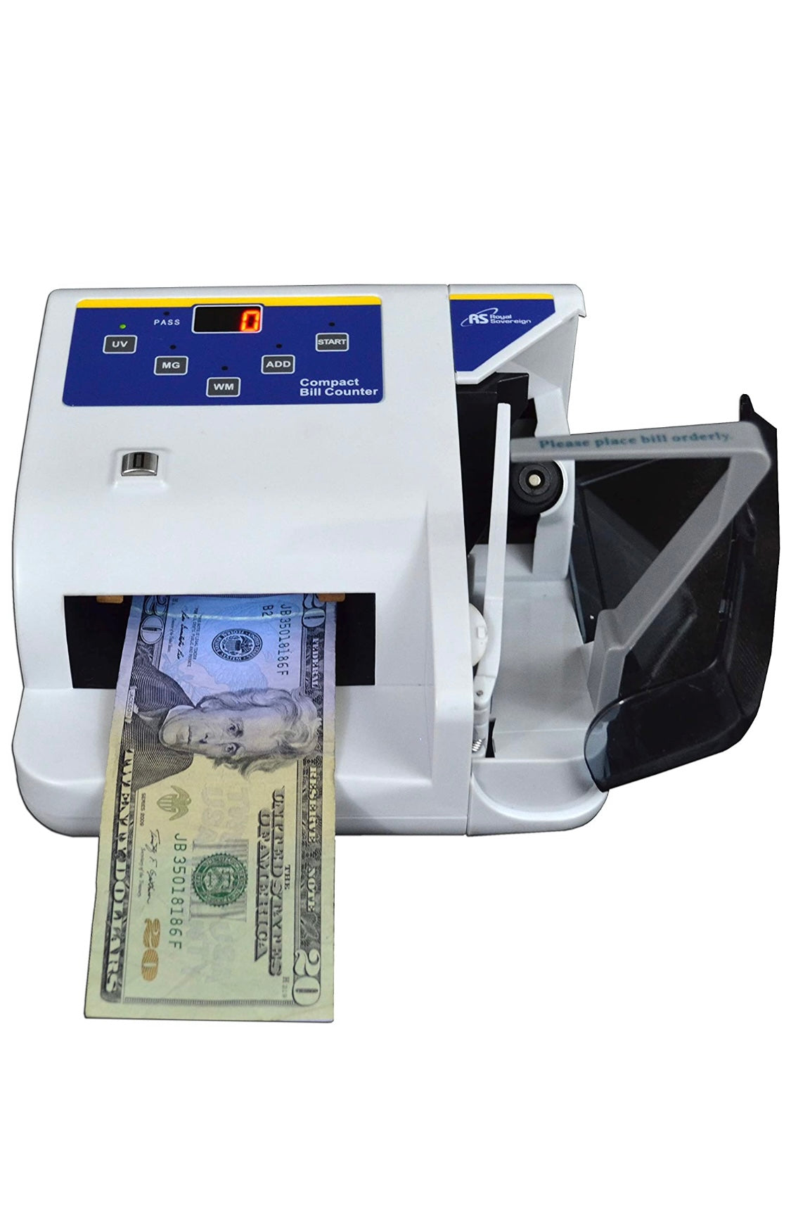 Royal Sovereign Electric Bill Counter with Counterfeit Detection (RBC-Quickcount)
