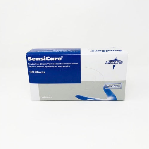 Medline® SensiCare Powder-Free Stretch Vinyl Sterile Exam Gloves