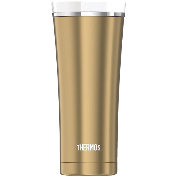 Thermos 16oz Sipp Stainless Steel Travel Tumbler (Gold)