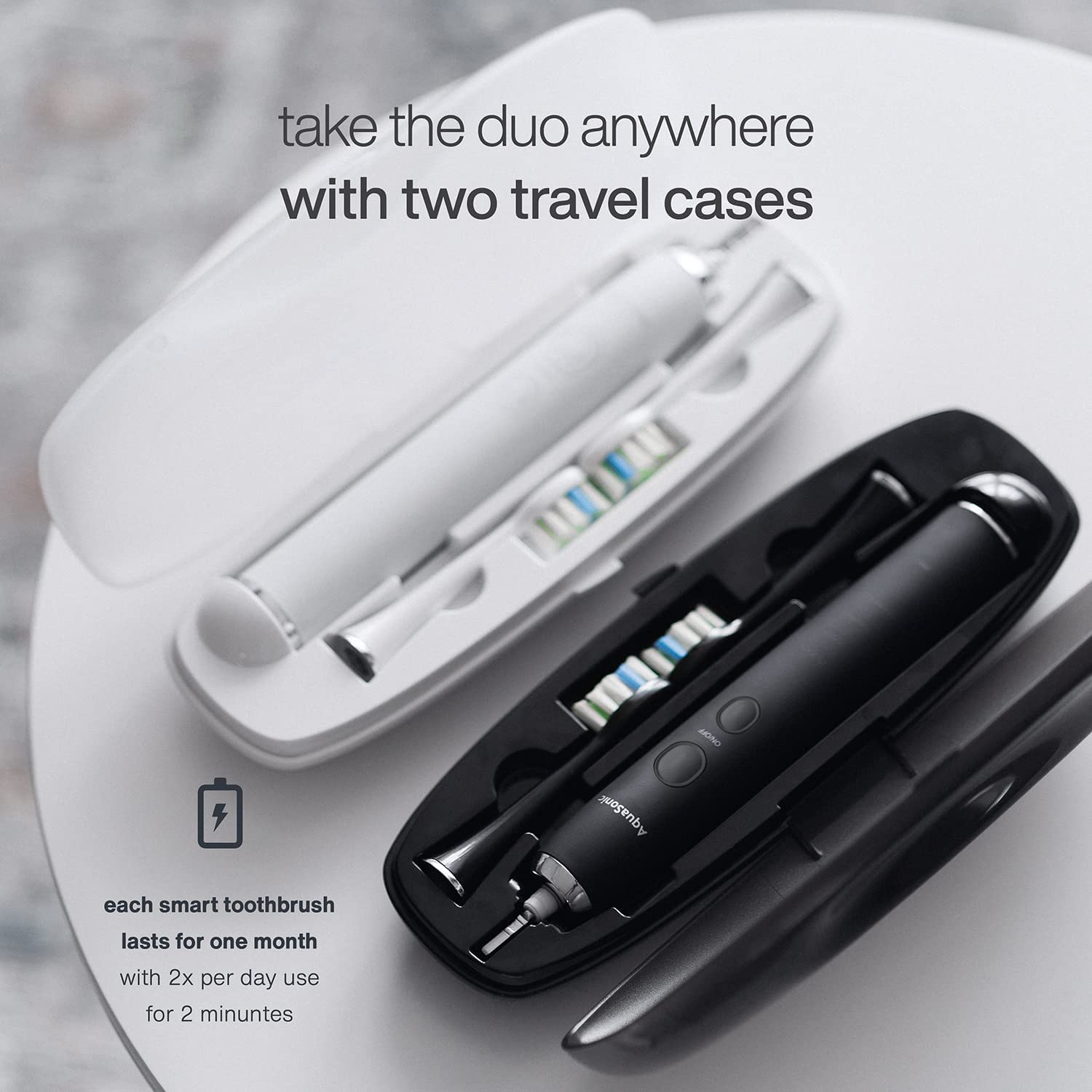 AquaSonic Duo Series Toothbrush Set