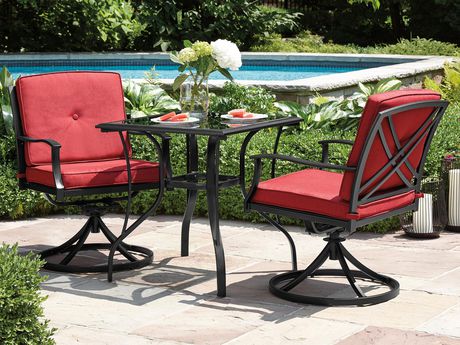Mainstays Montclair 2 Pc Bistro Chair Set (Chairs Only)