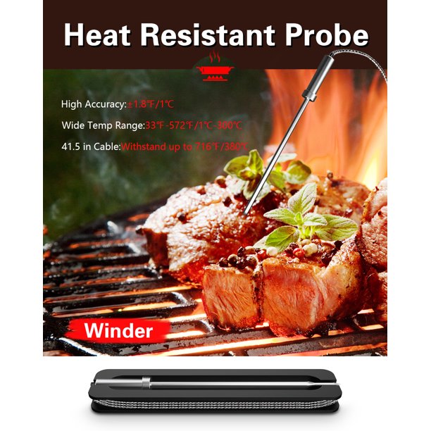 Meat Thermometer BFOUR Wireless Bluetooth Digital