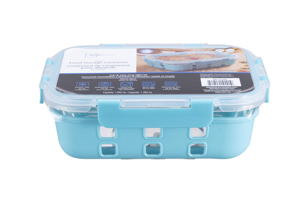 Mainstays Glass Food Container with Pp Lid & Cool Lock
