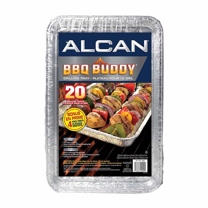 Alcan BBQ Buddy Aluminum Grilling Trays (24 pack)