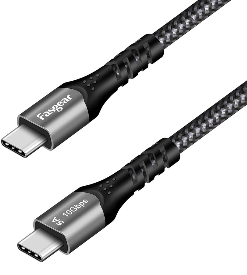 Fasgear USB C to USB C Cable, 50 cm 10Gbps USB 3.1