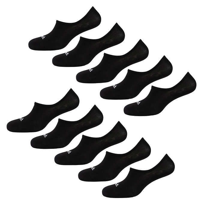 Bench Men’s No-Show Socks, 10-Pairs (Black)