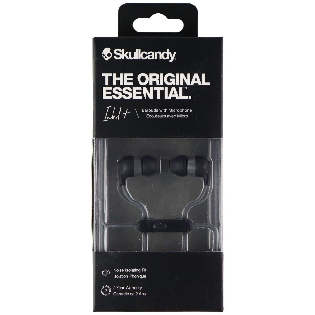 Skullcandy - Ink'D+ Wired In-Ear Headphones - Black