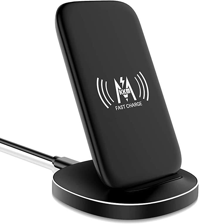 Wireless Charger 15W Fast Charge Phone Stand Black