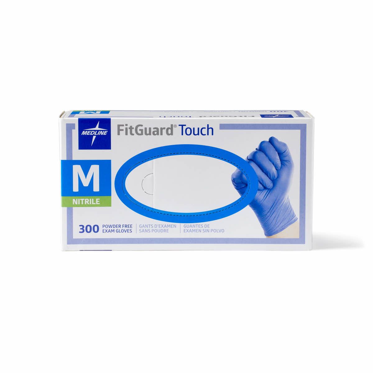 Medline® FitGuard Touch Powder-Free Nitrile Exam Gloves (300 Count)