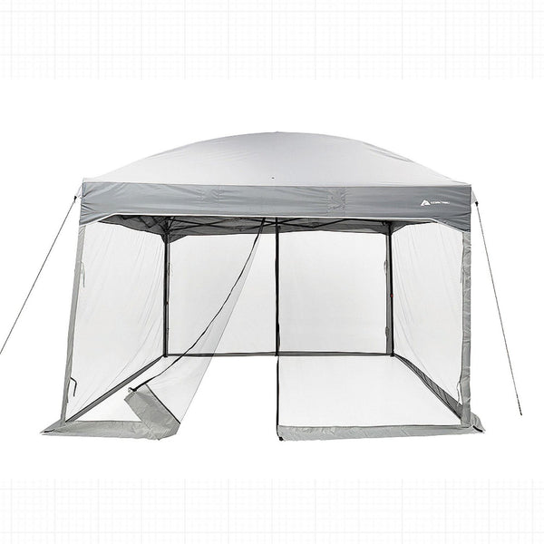 Ozark Trail 11FT x 11FT STRAIGHT LEG CANOPY WITH MESH CURTAIN TENT